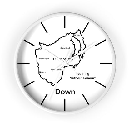 Down County Wall Clock
