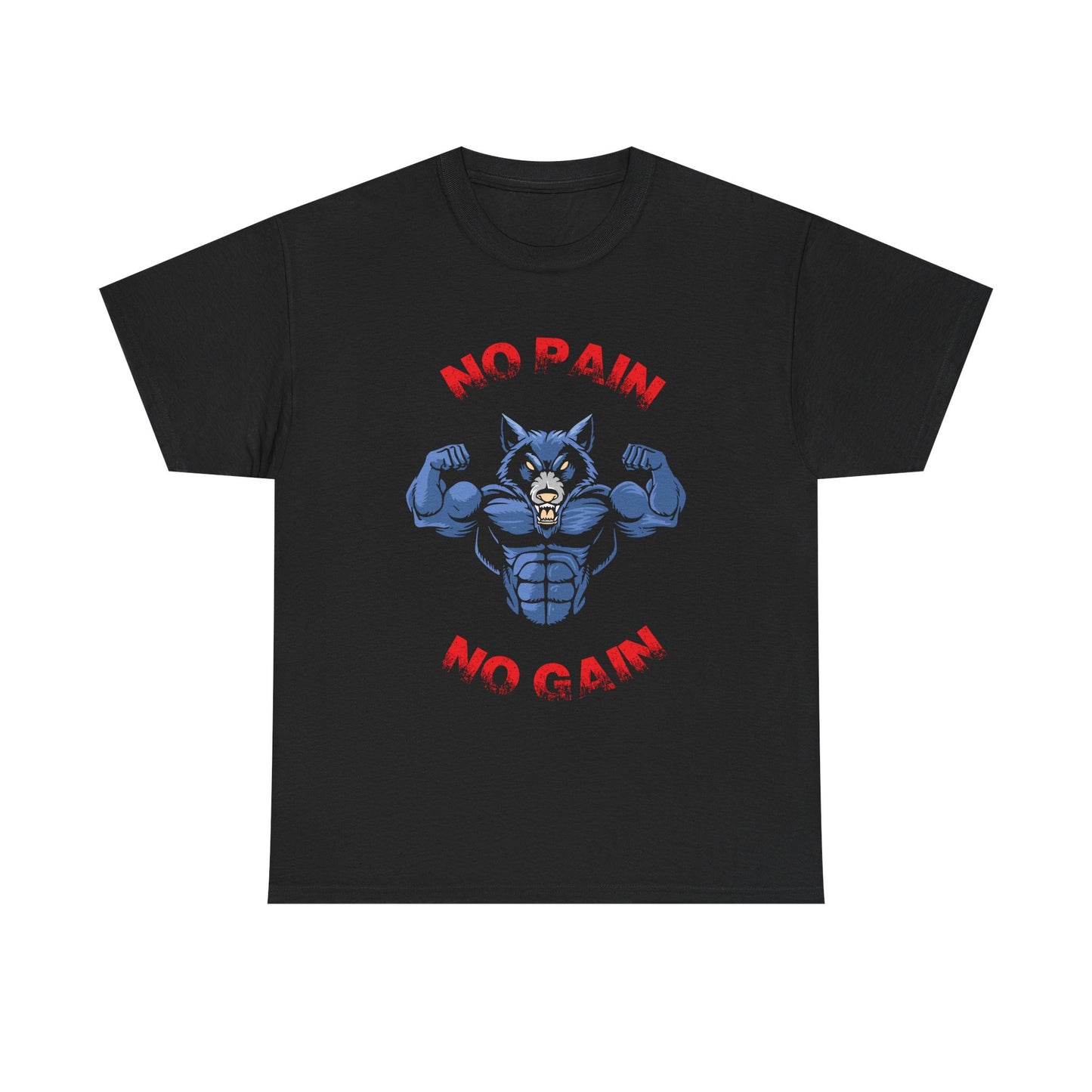 No Pain No Gain Unisex Heavy Cotton Tee - Motivational Fitness T-Shirt