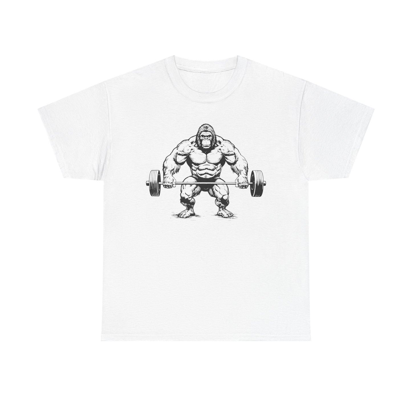 Gorilla Strength Gym Tee - Unisex Heavy Cotton T-Shirt