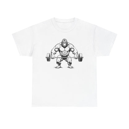 Gorilla Strength Gym Tee - Unisex Heavy Cotton T-Shirt