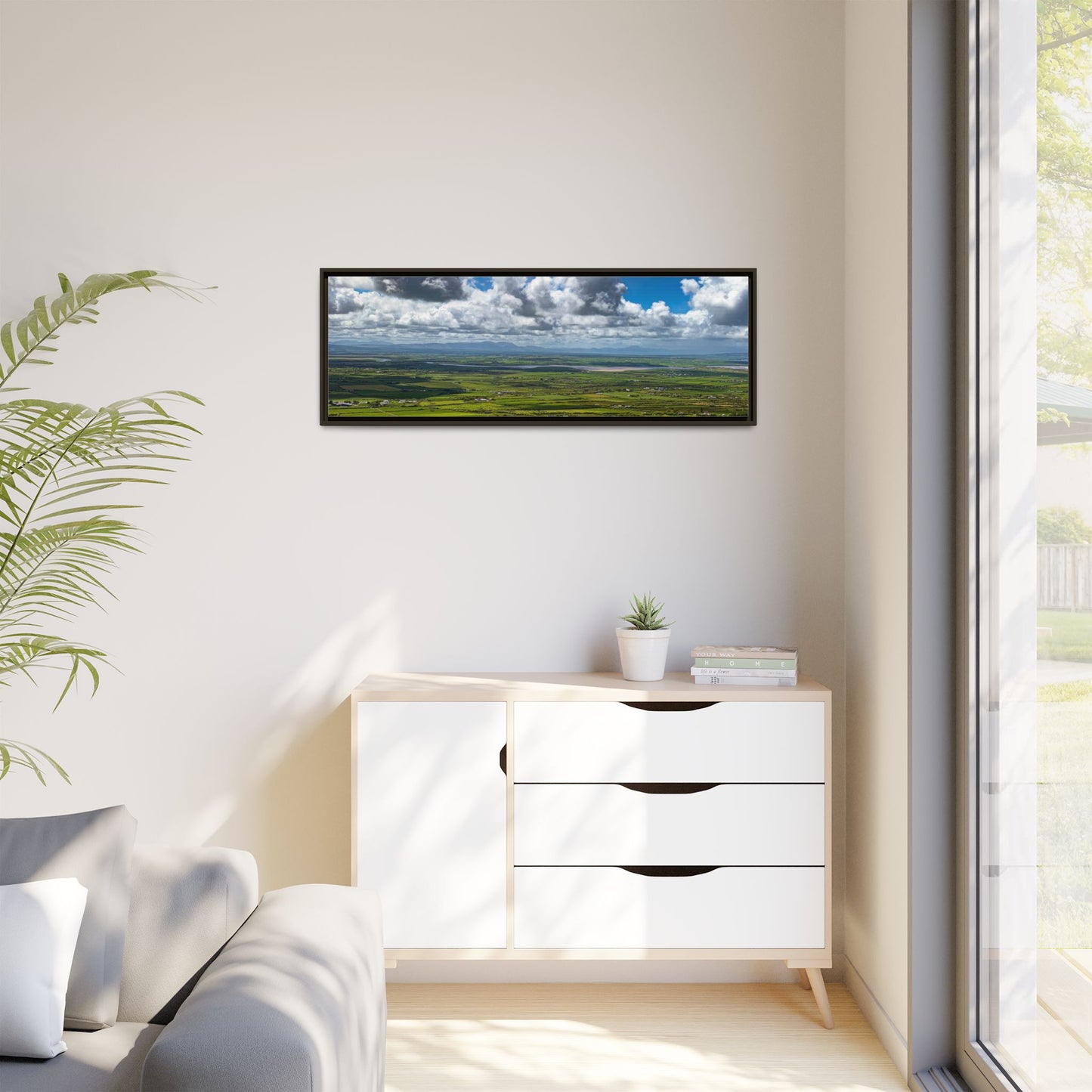 Kerry Panorama Matte Canvas, Framed (Multi-color)