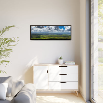 Kerry Panorama Matte Canvas, Framed (Multi-color)