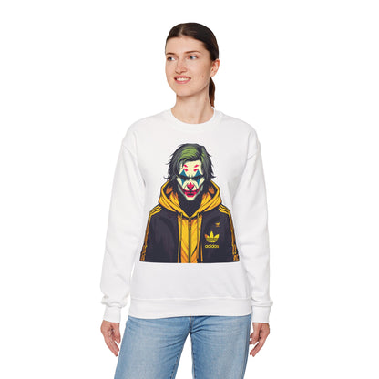 Graphic Crewneck Sweatshirt – Edgy Streetwear with Bold Art Design