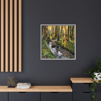 Glanageenty Forest Trail 2 Matte Canvas, Framed (Multi-color)