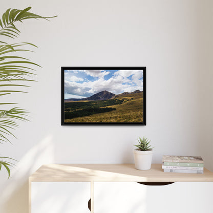 Mount Brandon Matte Canvas, Framed (Multi-color)