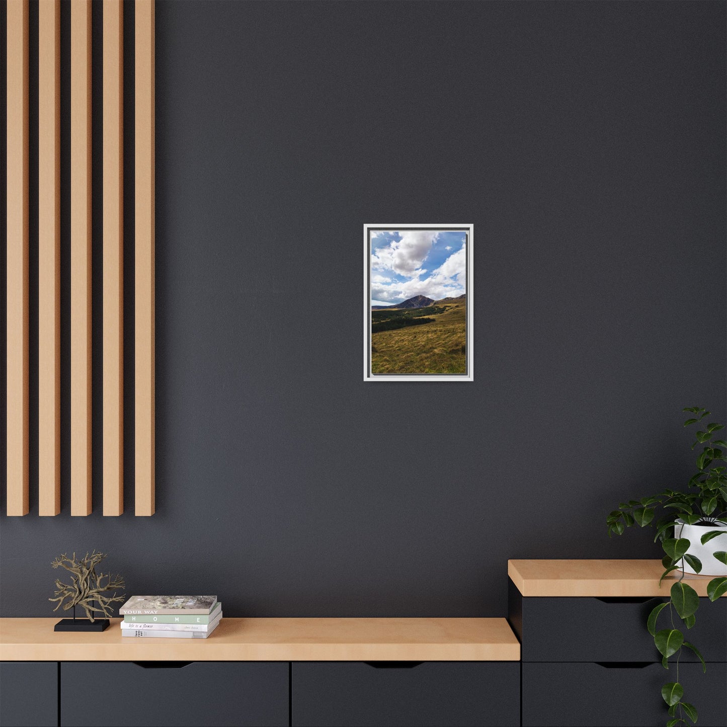 Mount Brandon Matte Canvas, Framed (Multi-color)