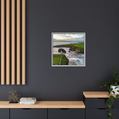 Virgin Rock Matte Canvas, Framed (Multi-color)