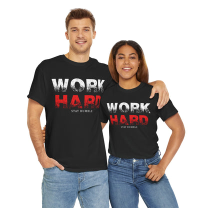 Work Hard Unisex Heavy Cotton Tee