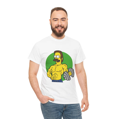 Muscular Ned Unisex Heavy Cotton Tee