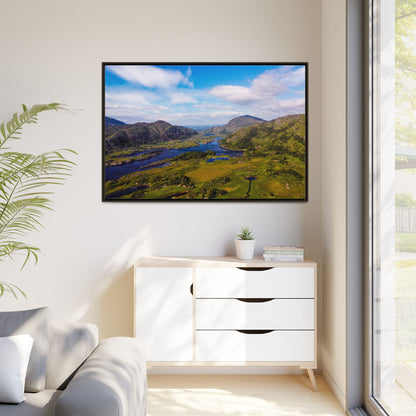 Ladies View Killarney Matte Canvas, Framed (Multi-color)