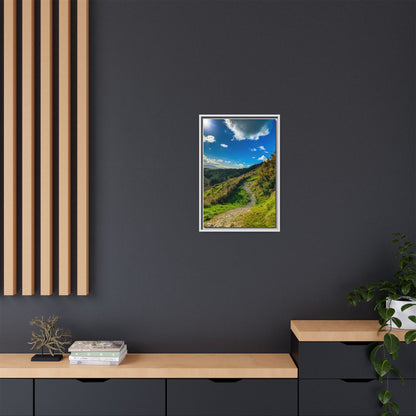 Glanageenty Forest Trail Matte Canvas, Framed (Multi-color)