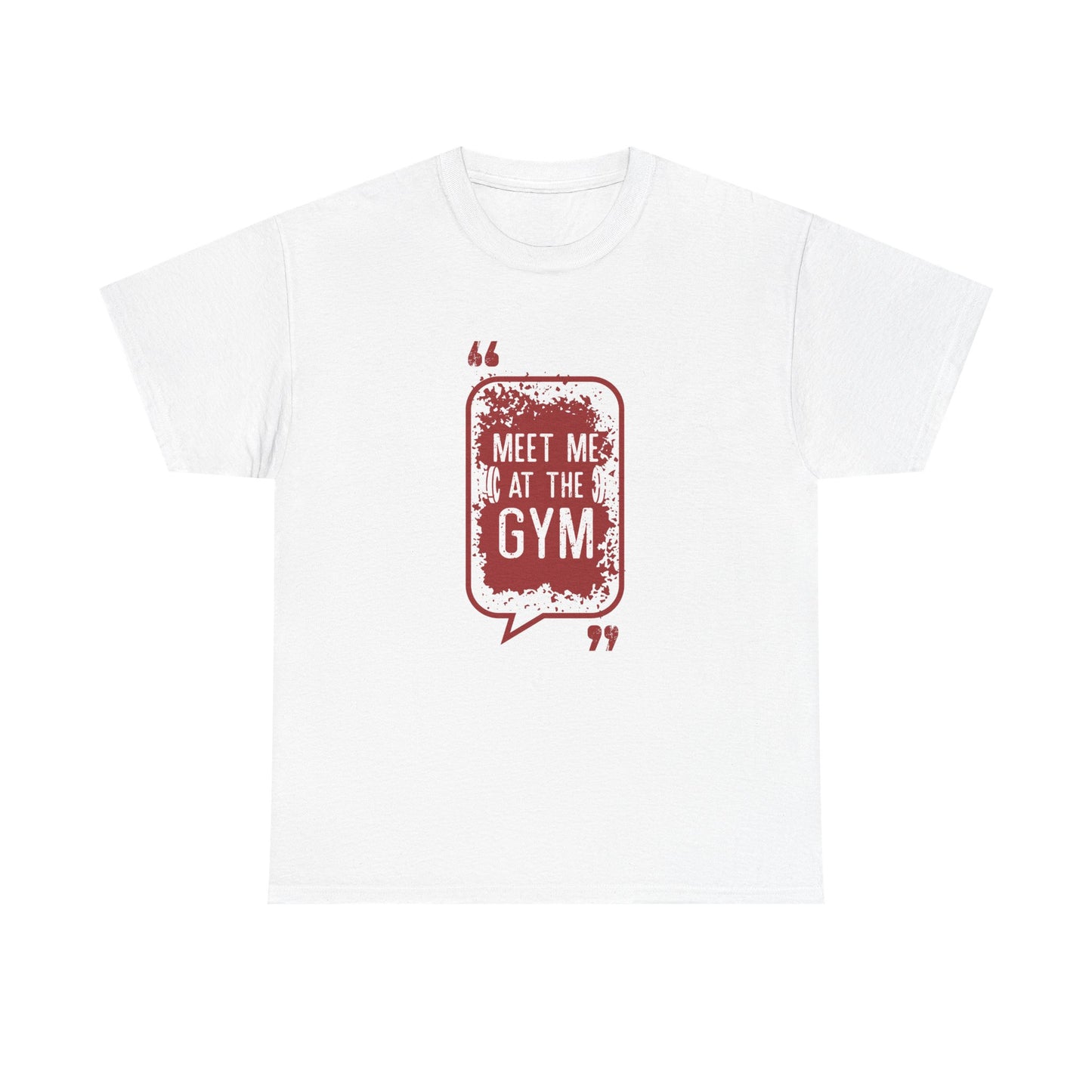 Meet Me at the Gym Unisex Heavy Cotton Tee - Fitness Motivational Shirt