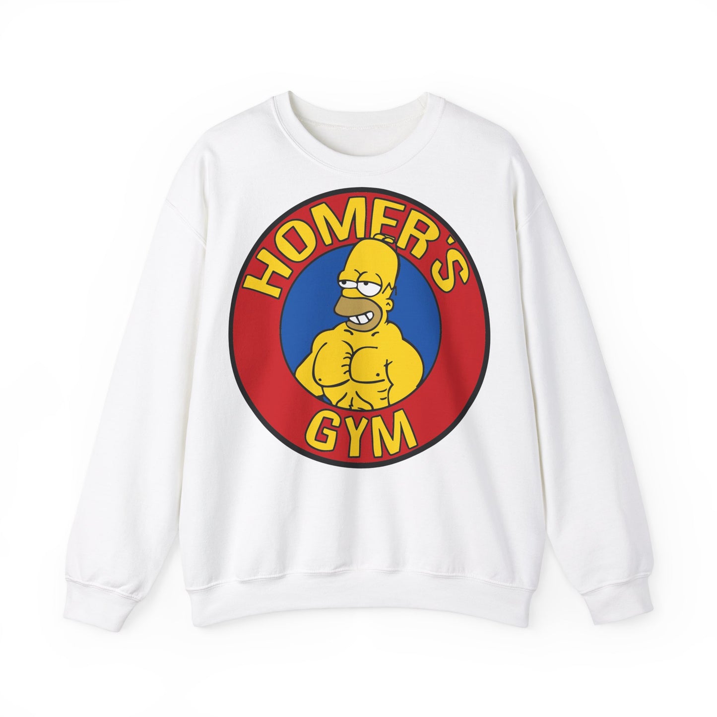 Homer's Gym Unisex Heavy Blend™ Crewneck Sweatshirt - Fun & Comfy Workout Apparel