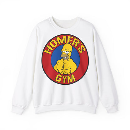 Homer's Gym Unisex Heavy Blend™ Crewneck Sweatshirt - Fun & Comfy Workout Apparel