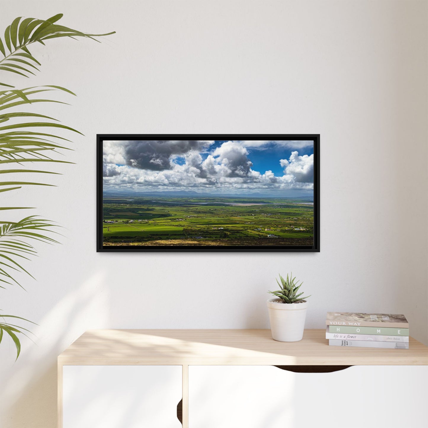 Kerry Panorama Matte Canvas, Framed (Multi-color)