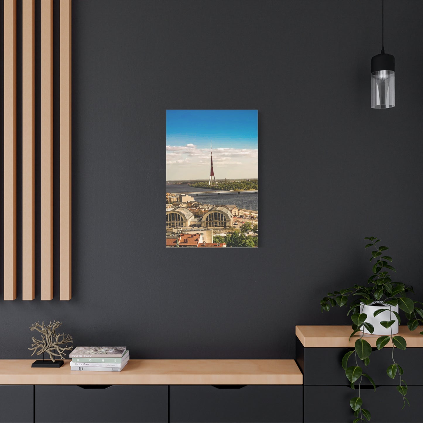 Riga TV Tower Matte Canvas, Stretched, 1.25"
