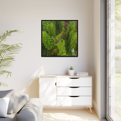 Glanageenty Forest Matte Canvas, Framed (Multi-color)