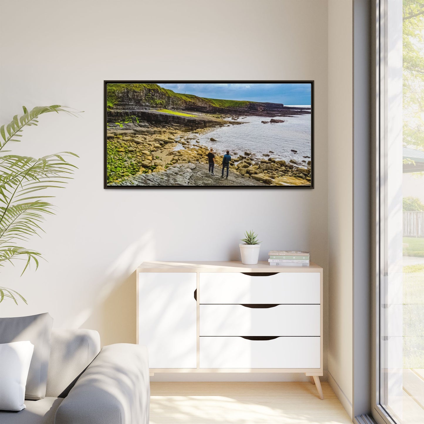 Sligo County Matte Canvas, Framed (Multi-color)