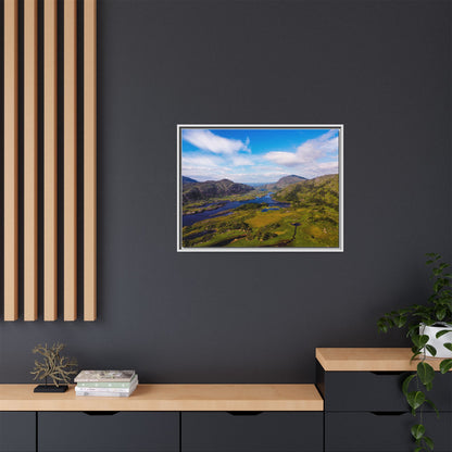 Ladies View Killarney Matte Canvas, Framed (Multi-color)