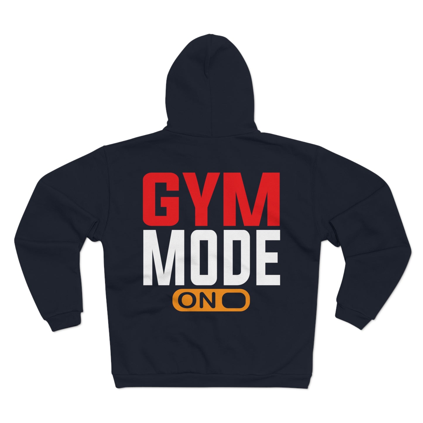 Gym Mode Unisex Hooded Zip Sweatshirt - Perfect for Active Lifestyles