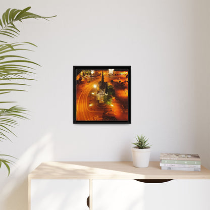 Listowel Church Matte Canvas, Framed (Multi-color)