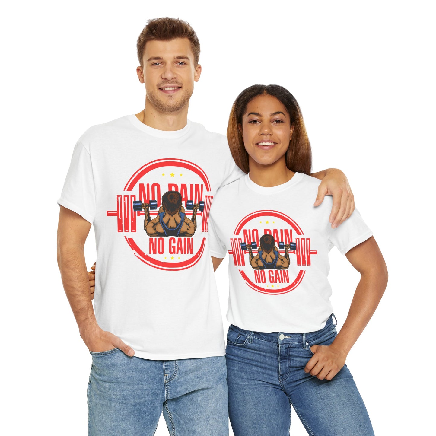 No Pain No Gain Unisex Heavy Cotton Tee