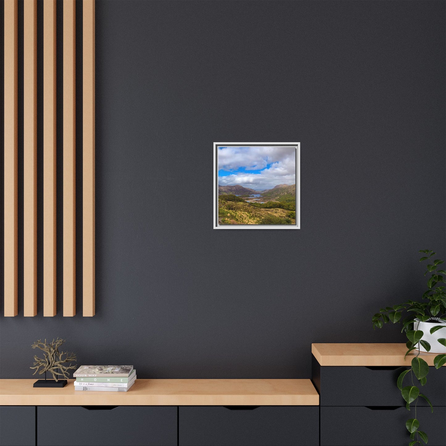 Matte Canvas, Framed (Multi-color)