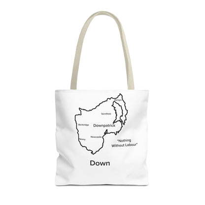 Down Tote Bag White Edition