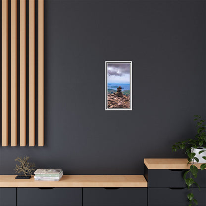 Mount Brandon Top Matte Canvas, Framed (Multi-color)