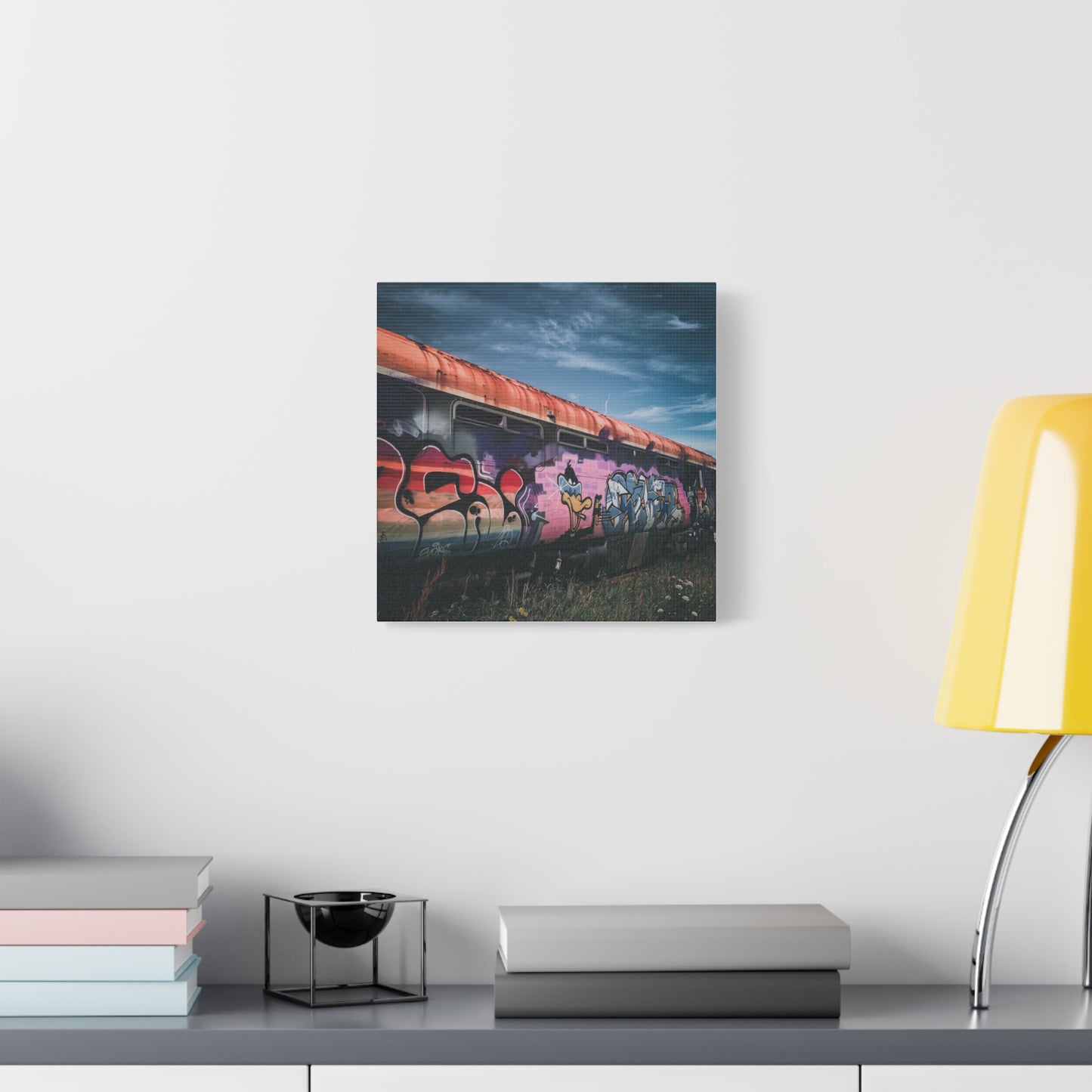 Night Train Matte Canvas, Stretched, 1.25"