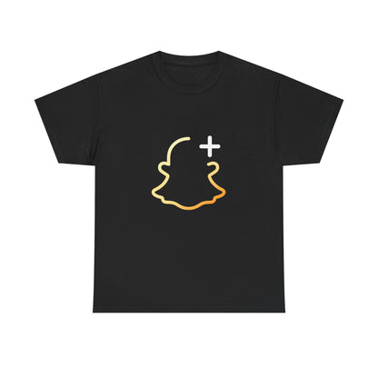 Snapchat Plus Logo Unisex Heavy Cotton Tee