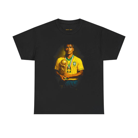 Soccer Legend Portrait T‑Shirt — Brazil World Cup Winner Graphic Tee