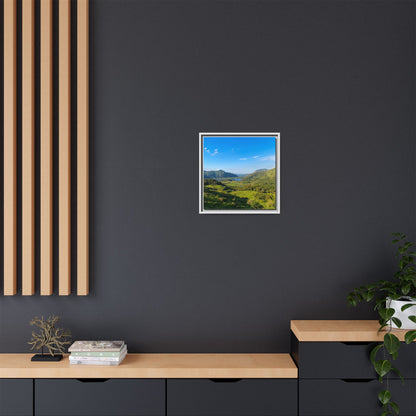 Beautiful Ladies View Matte Canvas, Framed (Multi-color)