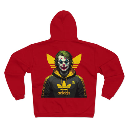 Joker And Adidas Cool Graphic Unisex Hooded Zip Sweatshirt