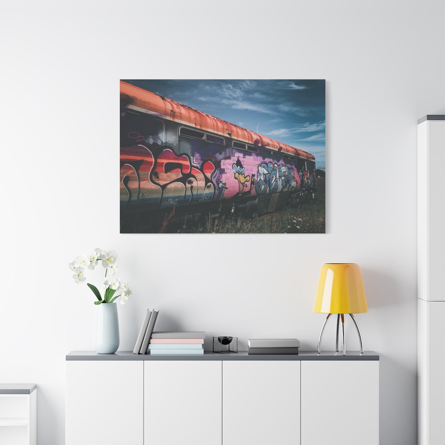Night Train Matte Canvas, Stretched, 1.25"