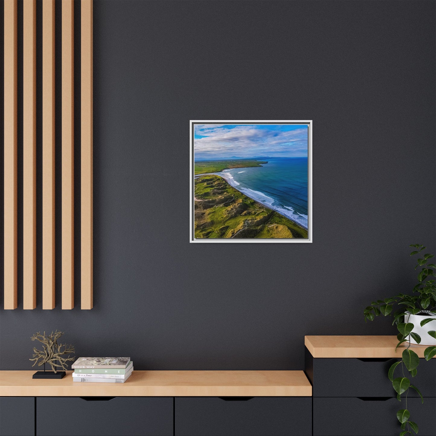 Kerry Landscape Matte Canvas, Framed (Multi-color)