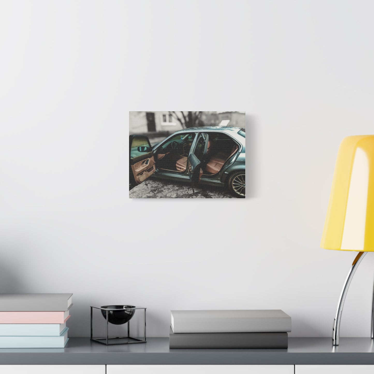 BMW 7 Matte Canvas, Stretched, 1.25"