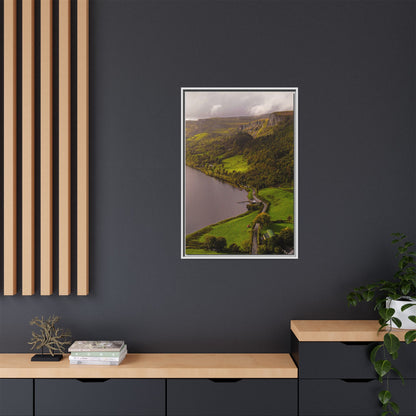 South in Aghadh an Aird or The Devil's Cheney Matte Canvas, Framed (Multi-color)