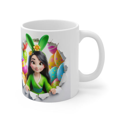 Easter Bunny Ceramic Coffee Cup - Fun 11oz & 15oz Mugs for Holiday Celebrations