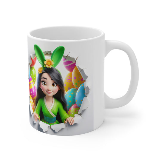 Easter Bunny Ceramic Coffee Cup - Fun 11oz & 15oz Mugs for Holiday Celebrations