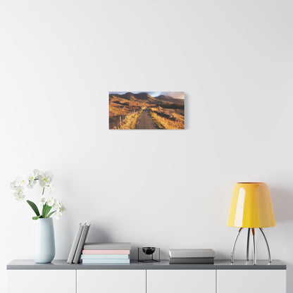Sunset Road Matte Canvas, Stretched, 1.25"