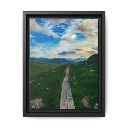 Torc Mountain Trail Matte Canvas, Framed (Multi-color)