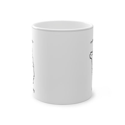 Kilkenny Magic Mug: Color - Changing Coffee Cup with Artistic Map Design