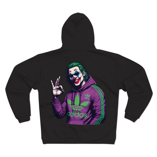 Joker Power Unisex Hooded Zip Sweatshirt