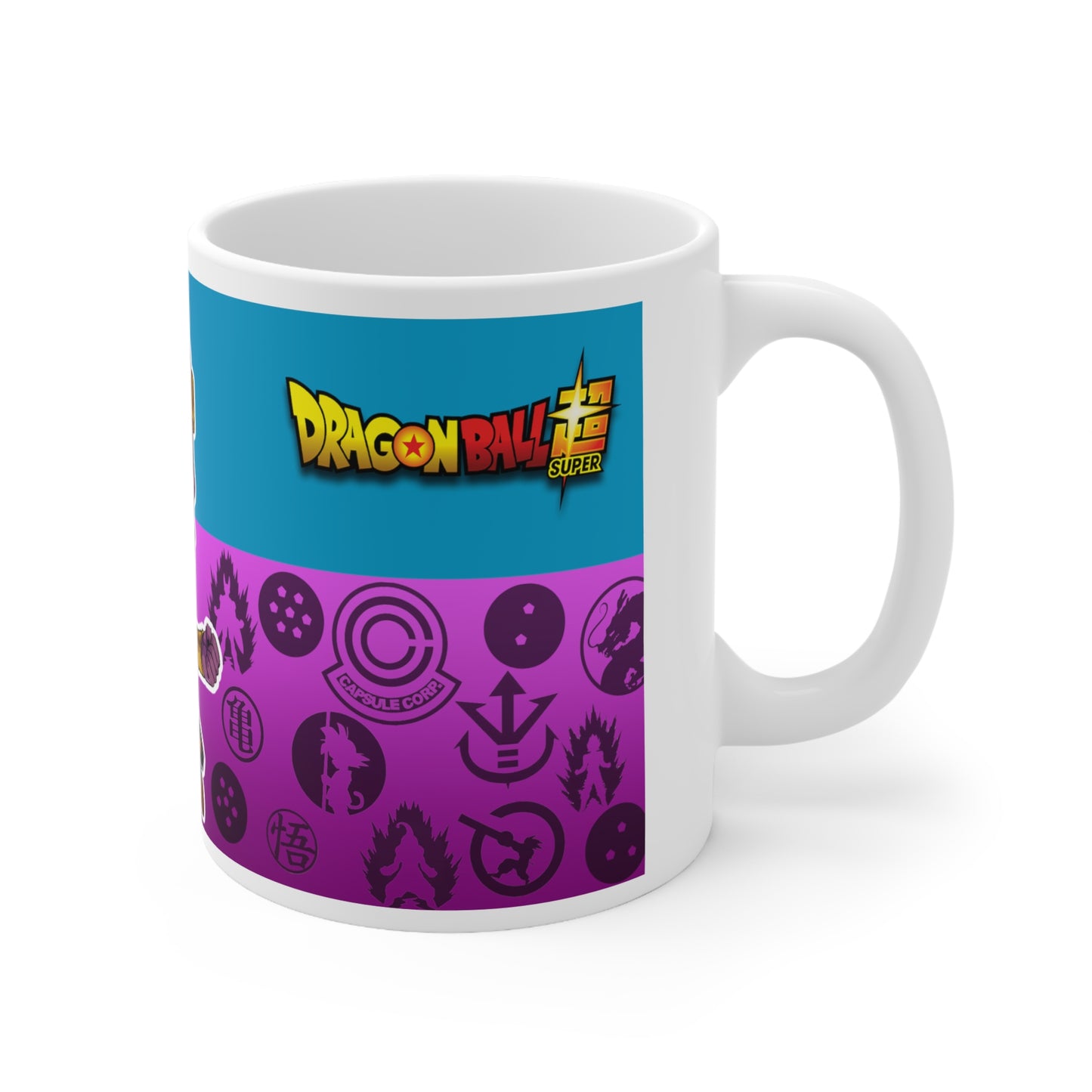 Dragon Ball Super Ceramic Coffee Cup – 11oz & 15oz, Anime Collector's Mug for Fans