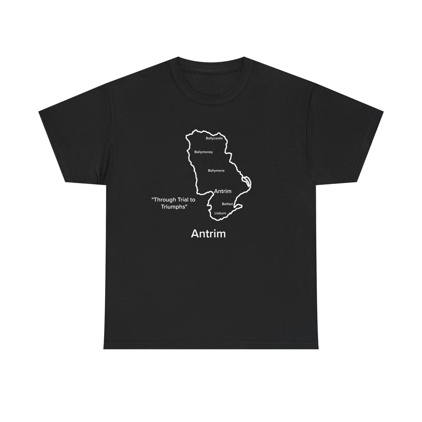 Antrim Unisex Heavy Cotton T-Shirt Black Edition
