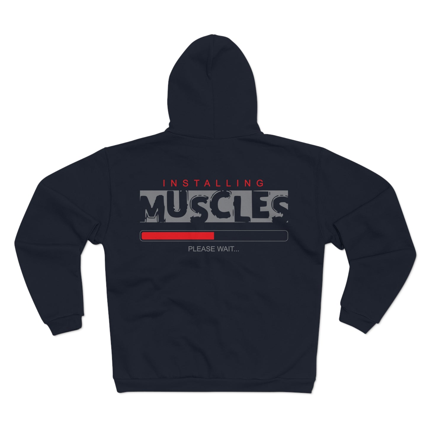 Muscle Loading Unisex Hooded Zip Sweatshirt