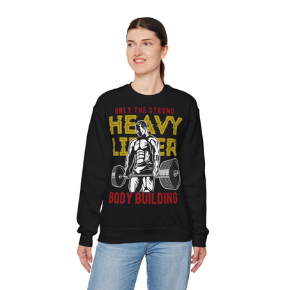 Unisex Heavy Lifter  Heavy Blend™ Crewneck Sweatshirt - Bold Bodybuilding Design