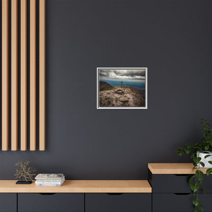 Carrauntoohil Summit Matte Canvas, Framed (Multi-color)