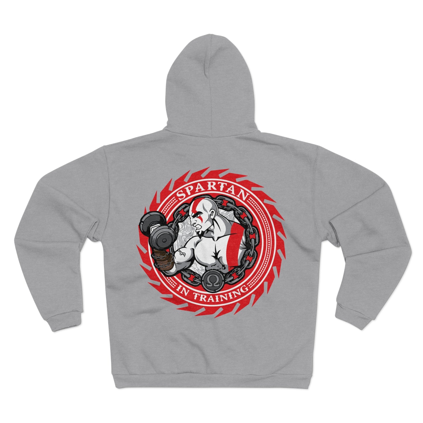 Spartan Strength Unisex Hooded Zip Sweatshirt | Perfect for Fitness Enthusiasts